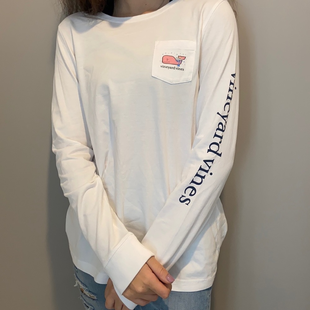 Vineyard Vines Long-Sleeve Hanukkah Whale Tee